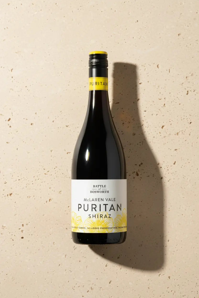 Buy Battle of Bosworth 'Puritan' Shiraz 2024 Organic Preservative Free wine available at Wine Sellers Direct's best prices.