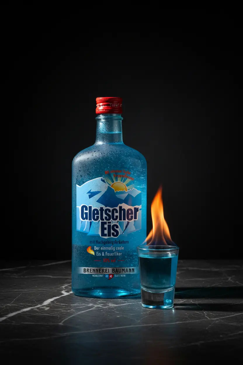 Find out more or buy Baumann Gletscher Eis Glacier Ice Liqueur 500ml online at Wine Sellers Direct's best prices.