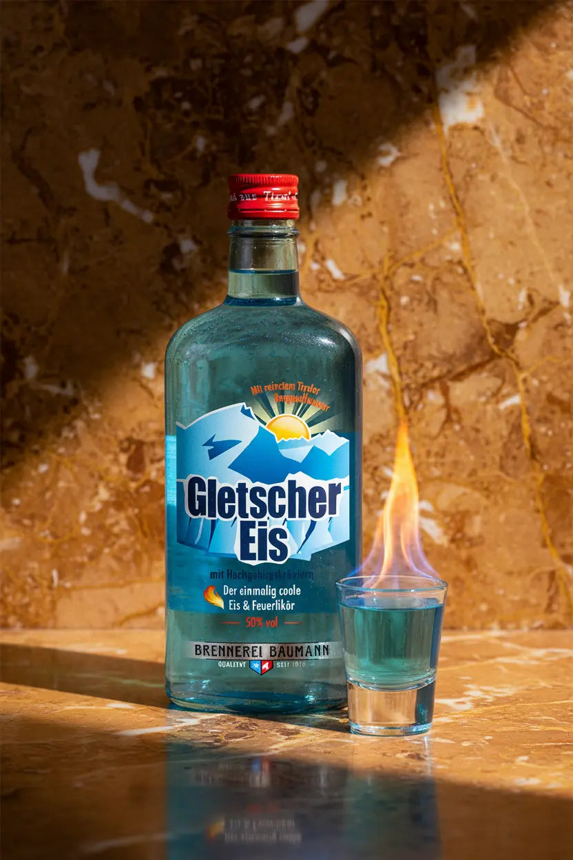 Find out more or buy Baumann Gletscher Eis Glacier Ice Liqueur 500ml online at Wine Sellers Direct's best prices.
