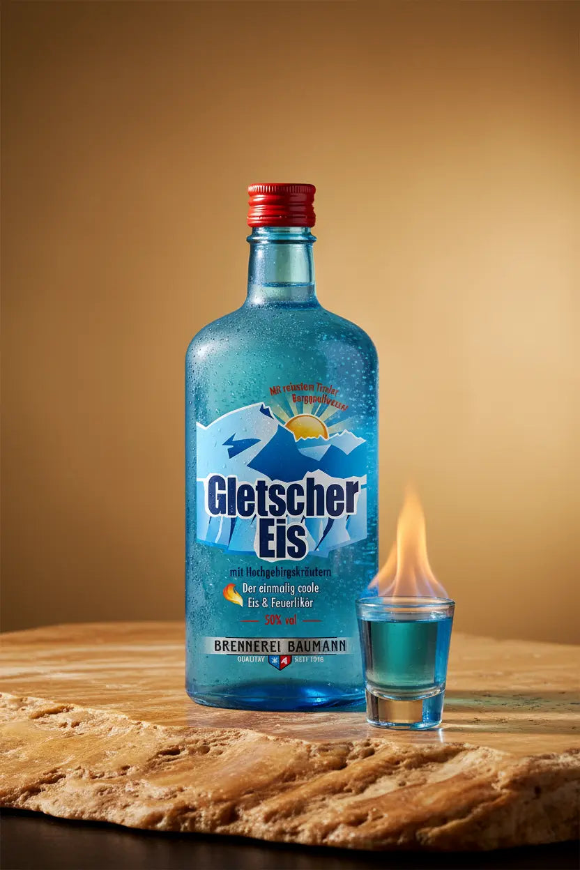 Find out more or buy Baumann Gletscher Eis Glacier Ice Liqueur 500ml online at Wine Sellers Direct's best prices.