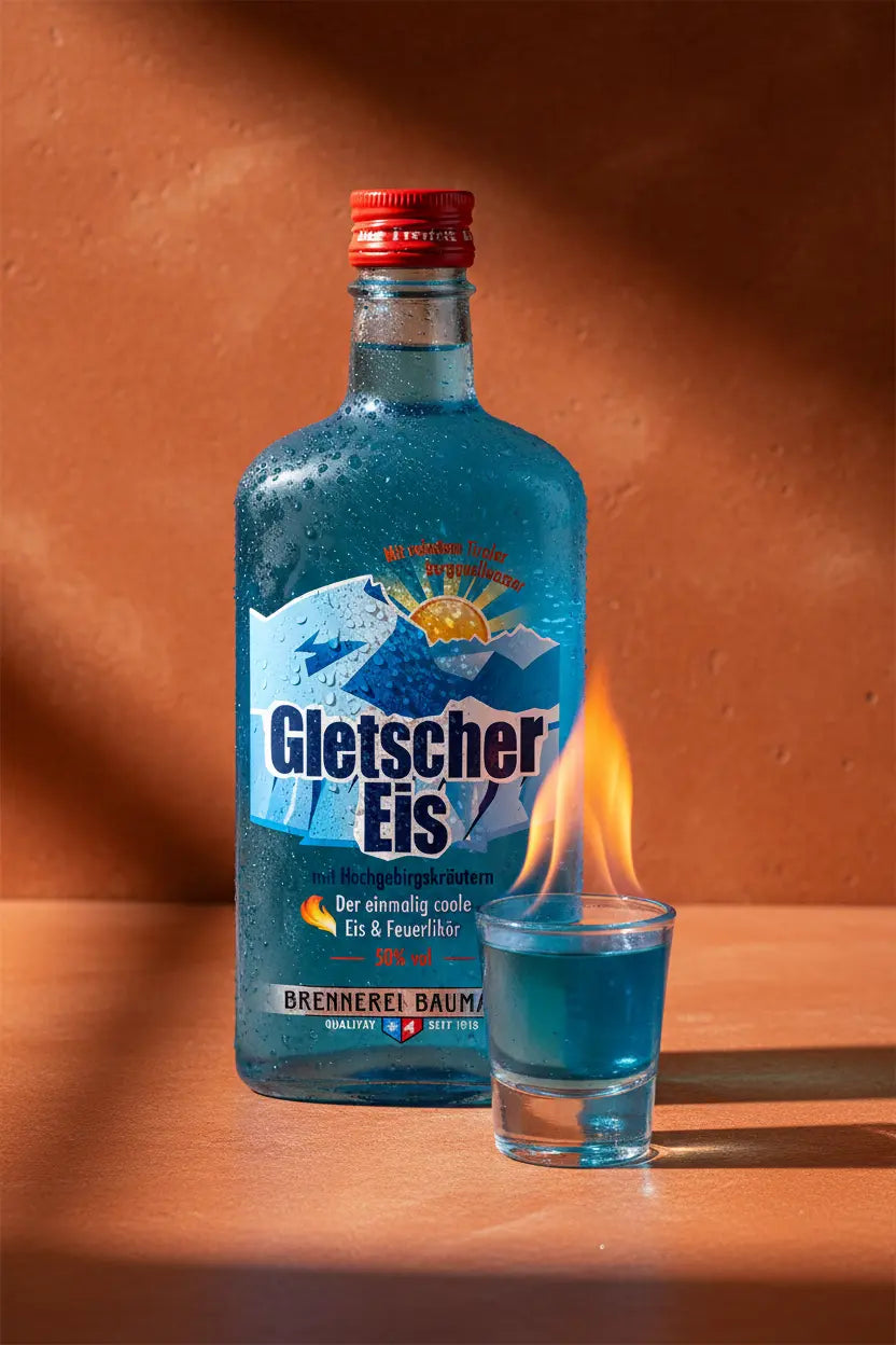 Find out more or buy Baumann Gletscher Eis Glacier Ice Liqueur 500ml online at Wine Sellers Direct's best prices.