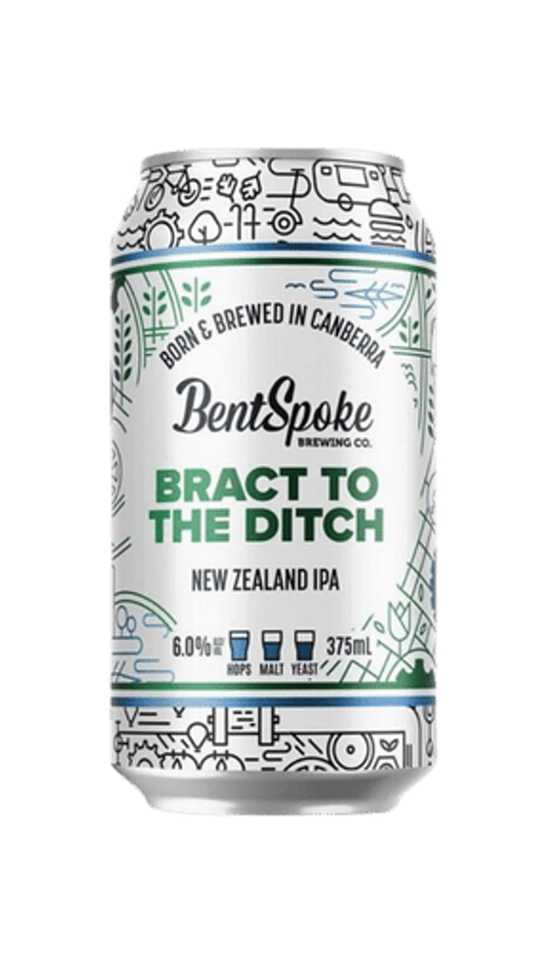 Bentspoke Bract To The Ditch New Zealand IPA 375mL - Wine Sellers Direct