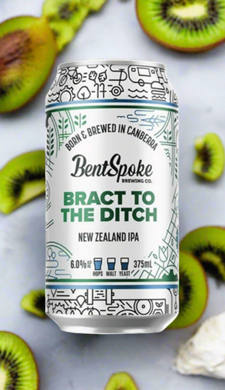 Find out more or buy BentSpoke Bract To The Ditch New Zealand IPA 375mL online at Wine Sellers Direct - Australia’s independent liquor specialists.