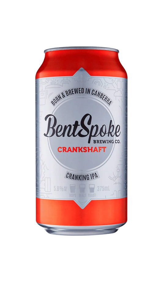 Find out more or buy BentSpoke Crankshaft IPA 375ml online at Wine Sellers Direct - Australia’s independent liquor specialists.