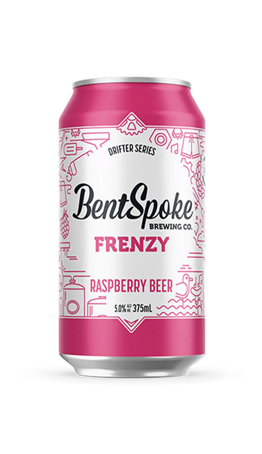 Find out more or buy BentSpoke Frenzy Raspberry Wheat Beer 375ml online at Wine Sellers Direct - Australia’s independent liquor specialists.
