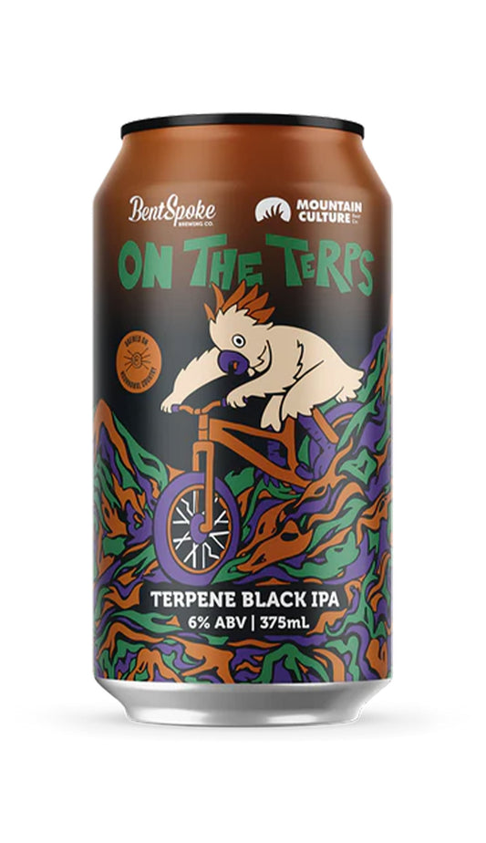Find out more or buy BentSpoke x Mountain Culture On The Terps Black IPA 375mL online at Wine Sellers Direct - Australia’s independent liquor specialists.