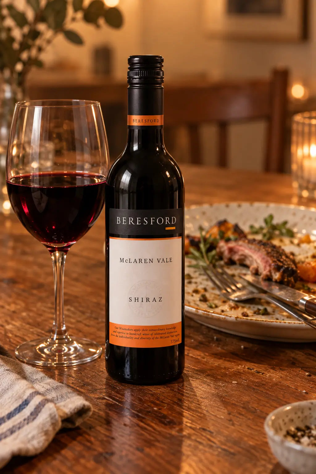 Beresford Classic Shiraz 2023 375mL bottle of red wine from McLaren Vale