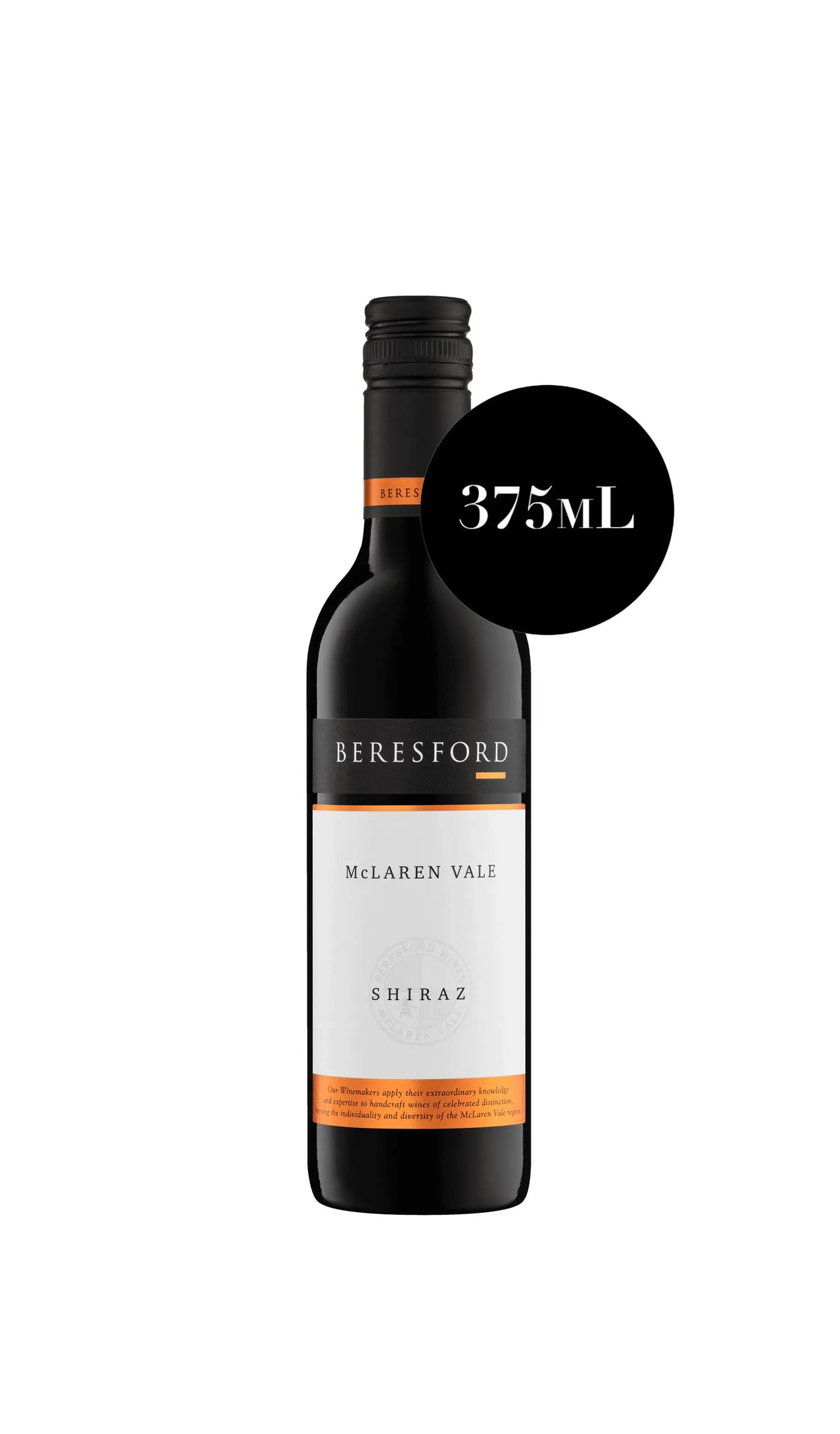 Beresford Classic Shiraz 2023 375mL bottle of red wine from McLaren Vale