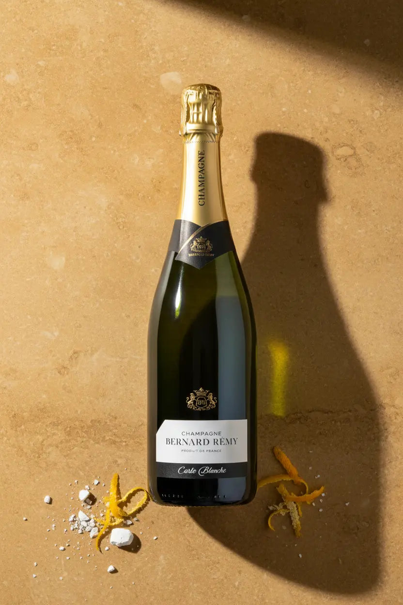Bernard Remy Carte Blanche Brut NV 750mL bottle of Champagne from France.