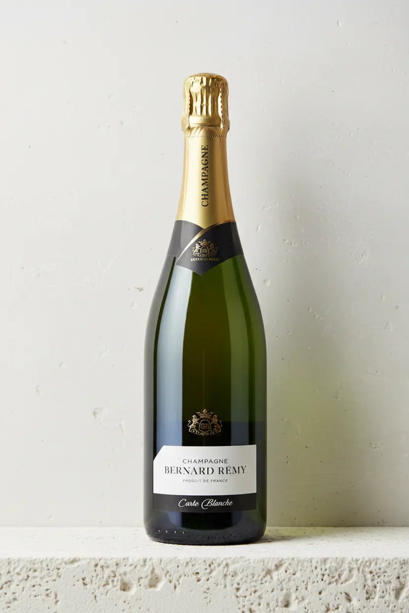 Bernard Remy Carte Blanche Brut NV 750mL bottle of Champagne from France.