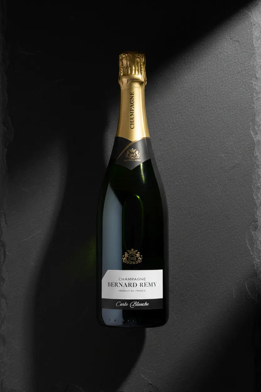 Bernard Remy Carte Blanche Brut NV 750mL bottle of Champagne from France.