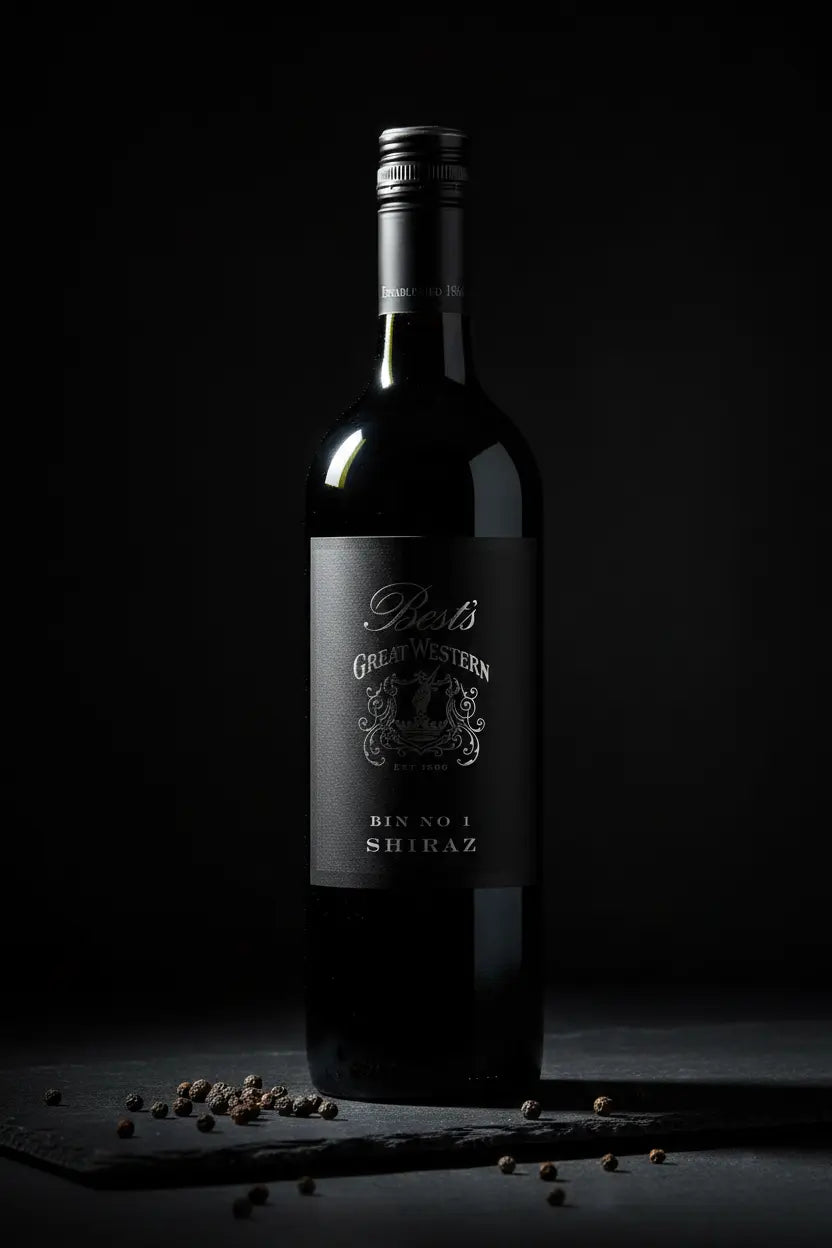 Best's Bin 1 Shiraz 2022 750ml bottle red wine from Great Western, Victoria.