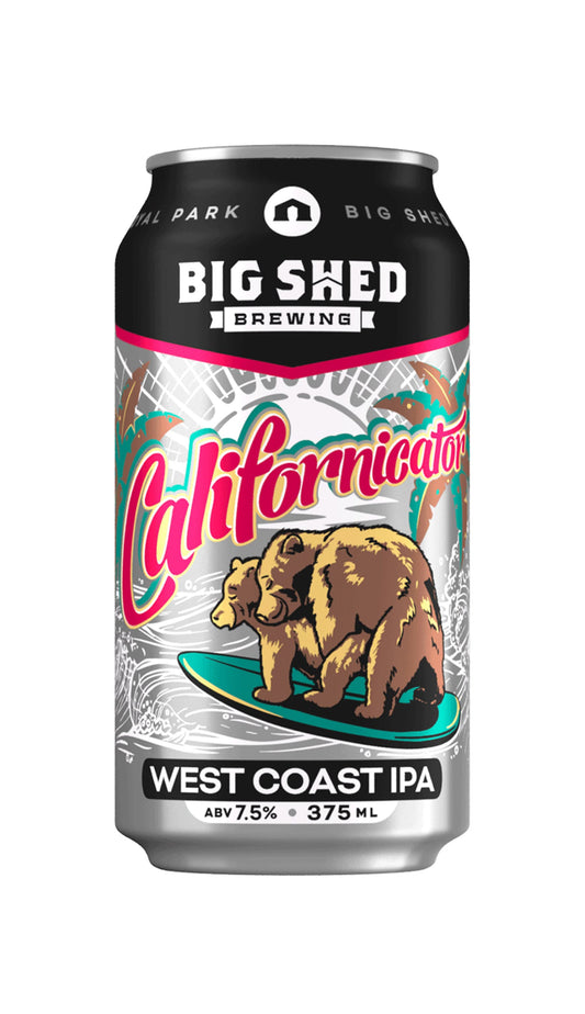 Find out more or buy Big Shed Californicator WCIPA 375ml online at Wine Sellers Direct - Australia’s independent liquor specialists.