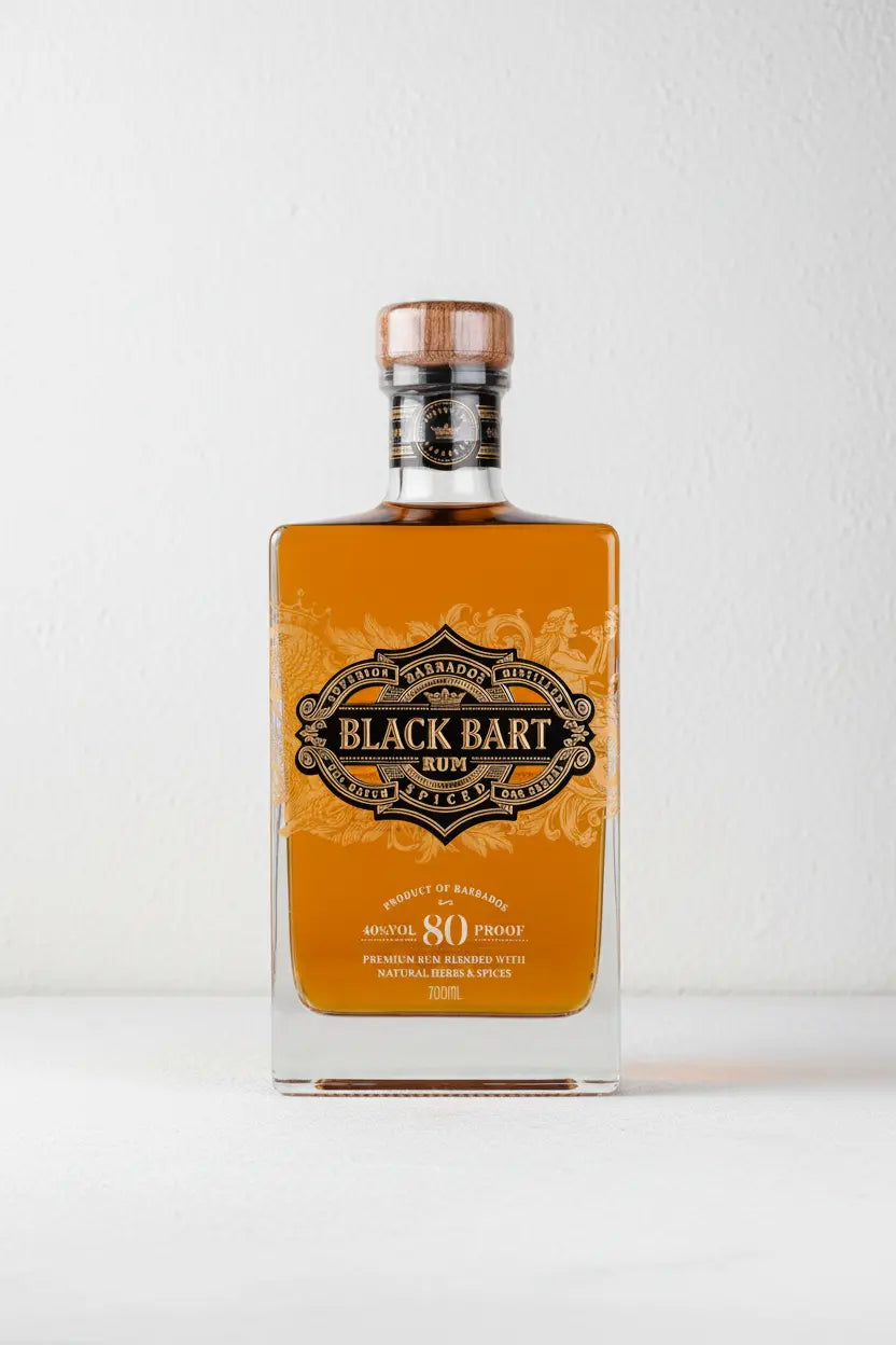 Buy Black Bart Small Batch Oak Barrel Spiced Rum 700ml online at Wine Sellers Direct's best prices.
