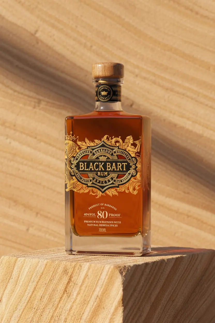Buy Black Bart Small Batch Oak Barrel Spiced Rum 700ml online at Wine Sellers Direct's best prices.