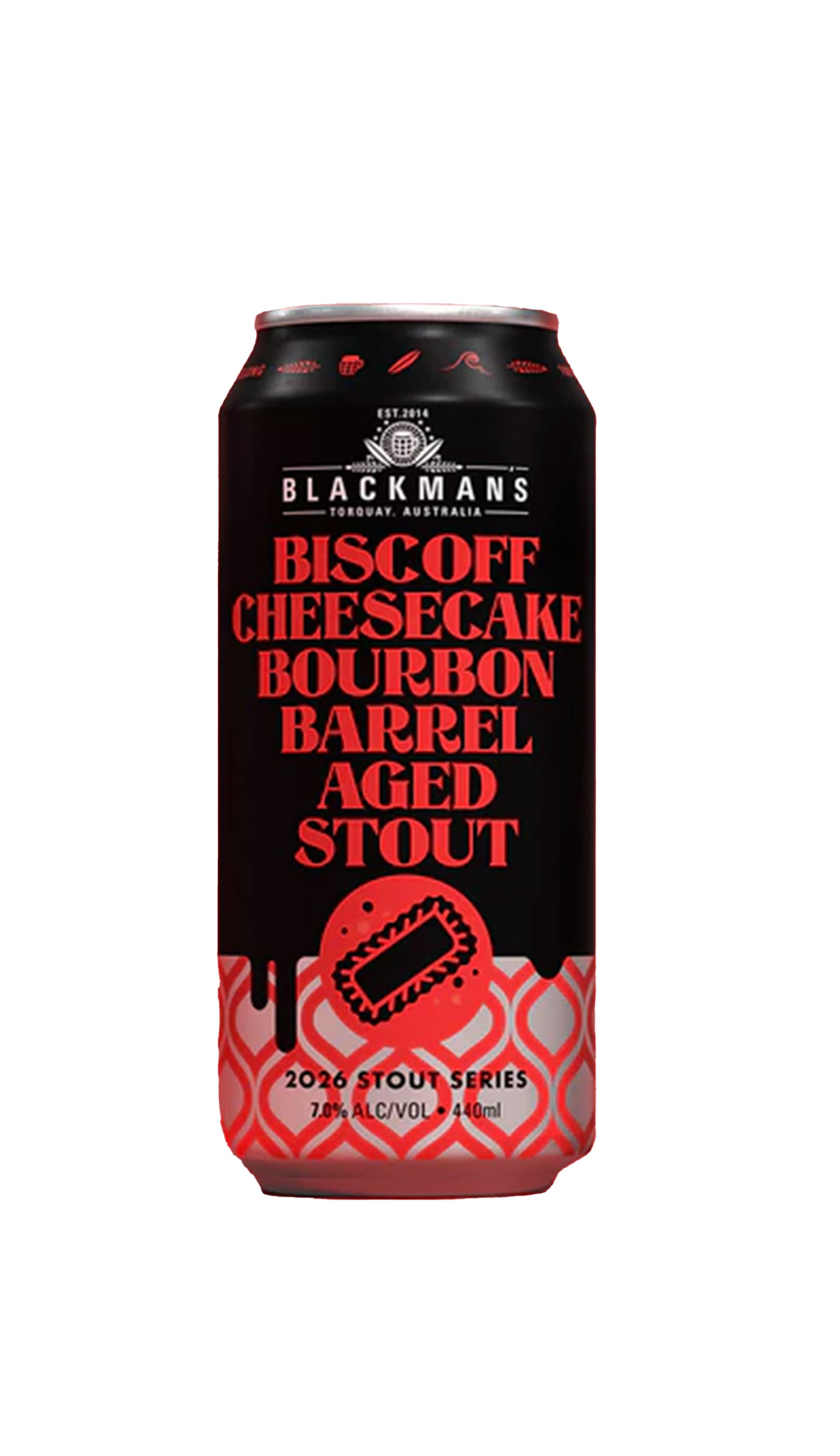 Buy Blackmans Biscoff Cheesecake BBA Stout 440mL online at Wine Sellers Direct - Australia’s independent liquor specialists.