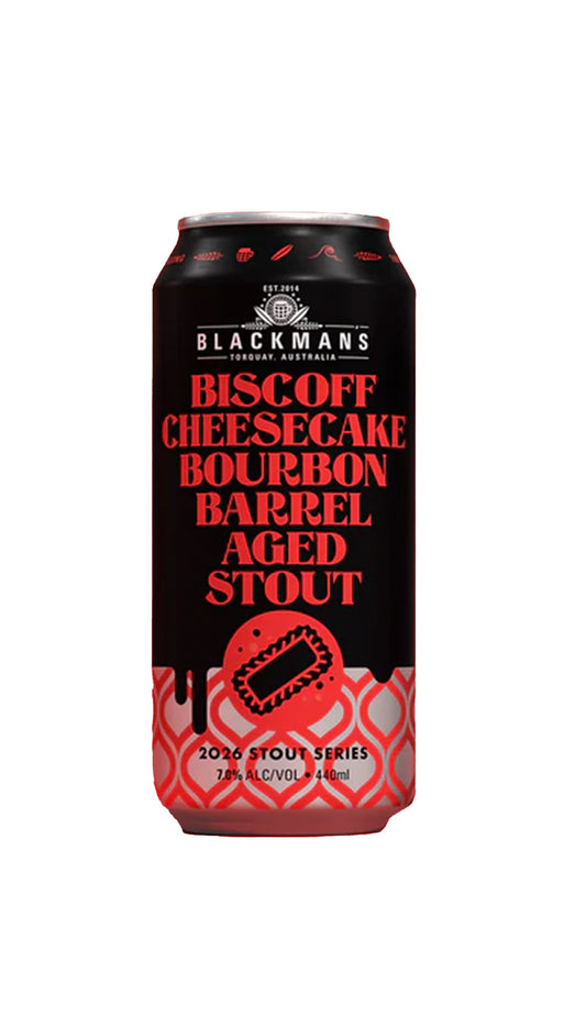 Find out more or buy Blackmans Biscoff Cheesecake BBA Stout 440mL online at Wine Sellers Direct - Australia’s independent liquor specialists.