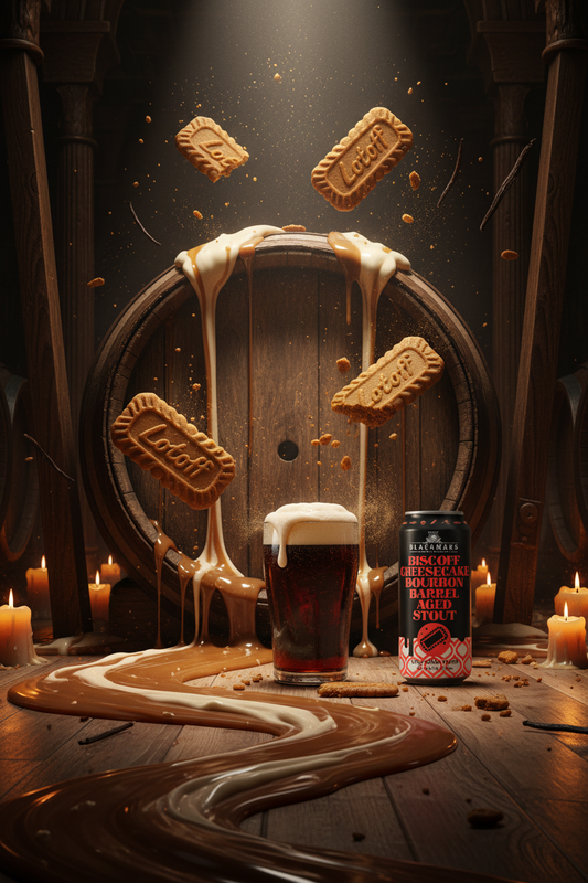Find out more or buy Blackmans Biscoff Cheesecake BBA Stout 440mL online at Wine Sellers Direct - Australia’s independent liquor specialists.