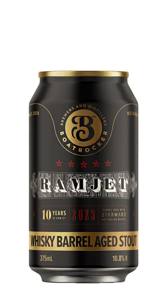 Find out more or buy Boatrocker Ramjet 2023 Starward Whisky Barrel Aged Imperial Stout 375mL available online at Wine Sellers Direct - Australia's independent liquor specialists.