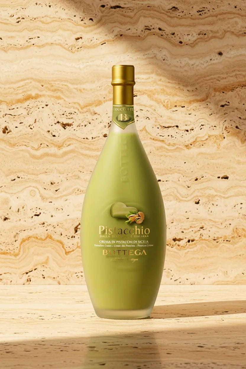 Buy Bottega Pistachio Cream Liqueur 500ml online at Wine Sellers Direct's best prices.