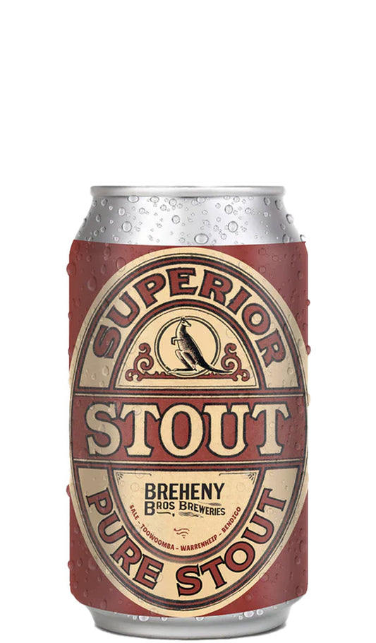 Find out more or buy Breheny Bros Breweries Superior Stout 355mL available online at Wine Sellers Direct - Australia's independent liquor specialists.
