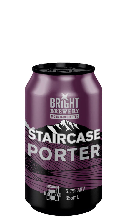 Find out more or buy Bright Brewery Staircase Porter 355ml available online at Wine Sellers Direct - Australia's independent liquor specialists.