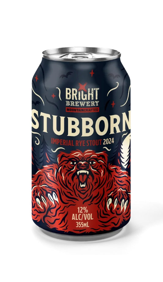 Find out more or buy Bright Brewery Stubborn Imperial Rye Stout 2024 355ml online at Wine Sellers Direct - Australia’s independent liquor specialists.