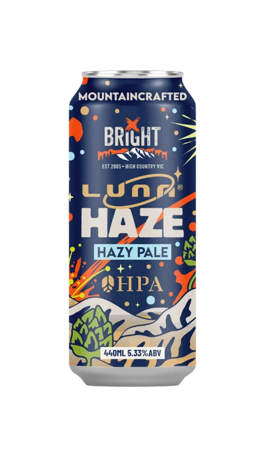 Find out more or buy Bright Luna Haze Hazy Pale 440ml online at Wine Sellers Direct - Australia’s independent liquor specialists. 