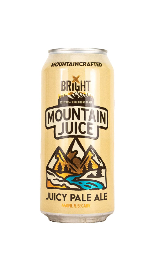 Find out more or buy Bright Mountain Juice Juicy Pale Ale 440ml online at Wine Sellers Direct - Australia’s independent liquor specialists.