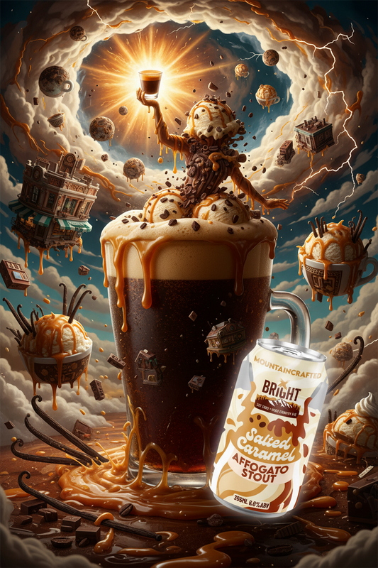 Find out more or buy Bright Salted Caramel Affogato Stout 355ml online at Wine Sellers Direct - Australia’s independent liquor specialists.