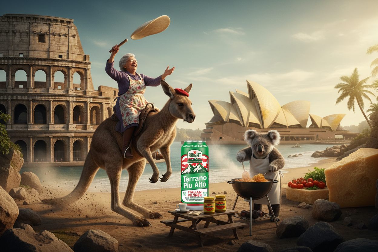 Find out more or buy Bright Terrano Piu Alto Italian Pilsner 440ml online at Wine Sellers Direct - Australia’s independent liquor specialists. 