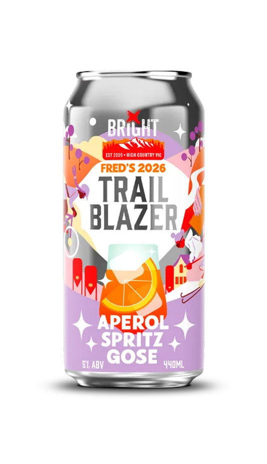 Find out more or buy Bright Trail Blazer IWD Aperol Spritz Gose 440ml online at Wine Sellers Direct - Australia’s independent liquor specialists. 