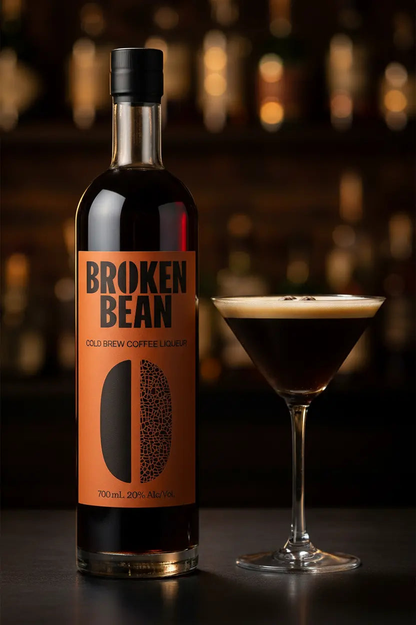 Broken Bean Cold Brew Coffee Liqueur 700mL — Australian Cold Brew, 20% ABV