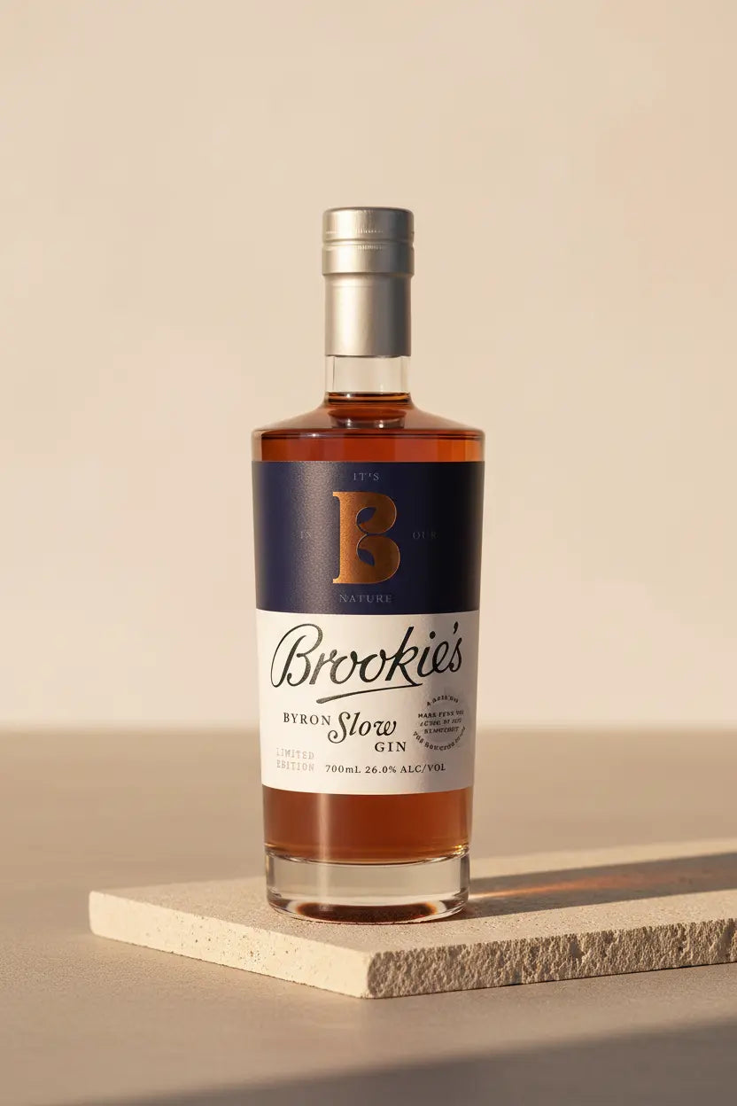 Buy Cape Byron Distillery Brookie’s Byron Slow Gin 700ml online at Wine Sellers Direct's best prices.