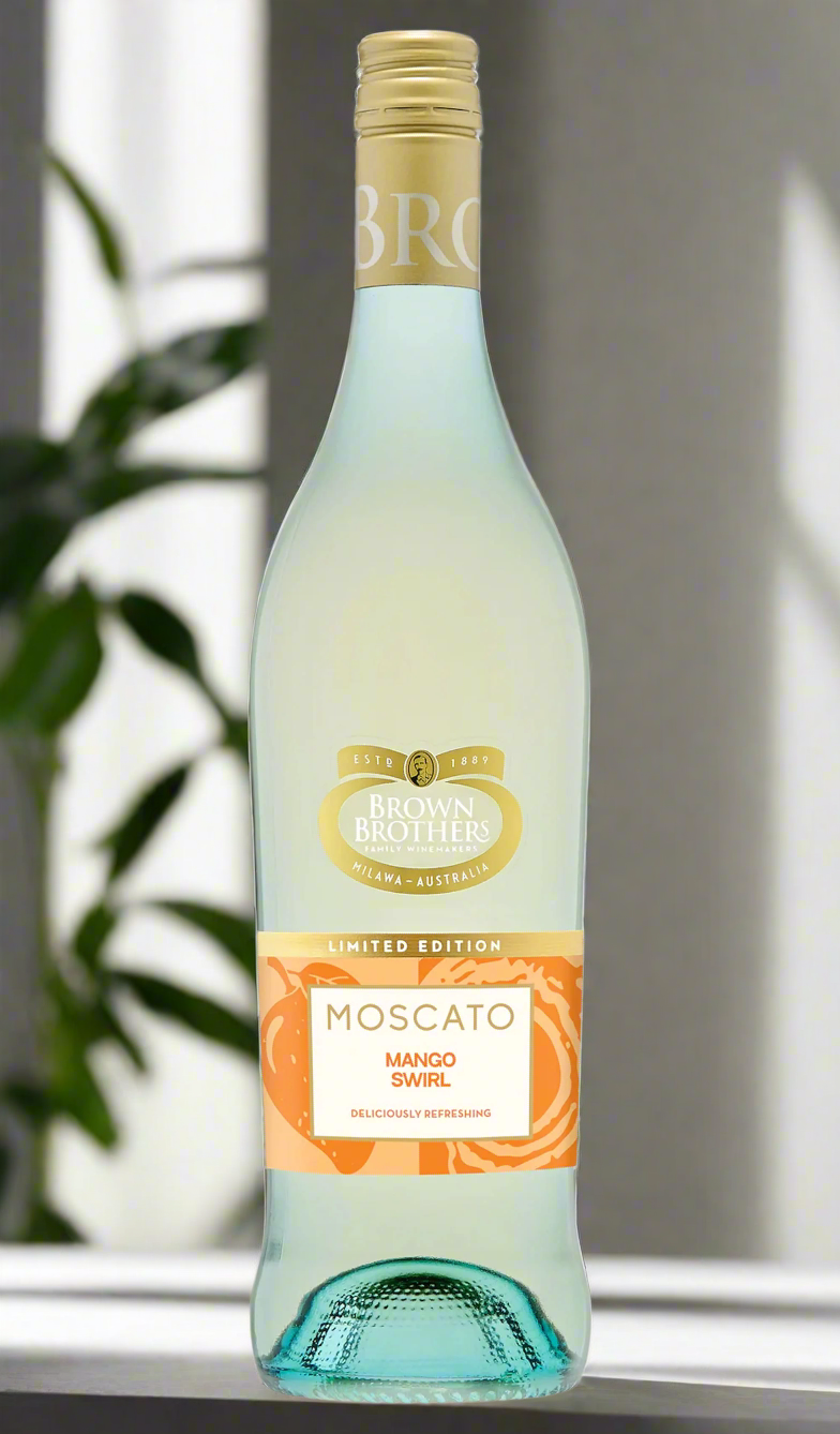 Buy Brown Brothers Moscato Mango Swirl NV 750mL available at Wine Sellers Direct's best prices.