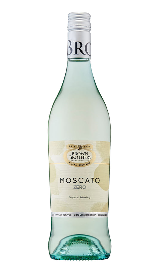 Find out more or purchase the alcohol free Brown Brothers Moscato Zero NV 750mL vintage online at Wine Sellers Direct - Australia's independent liquor specialists.