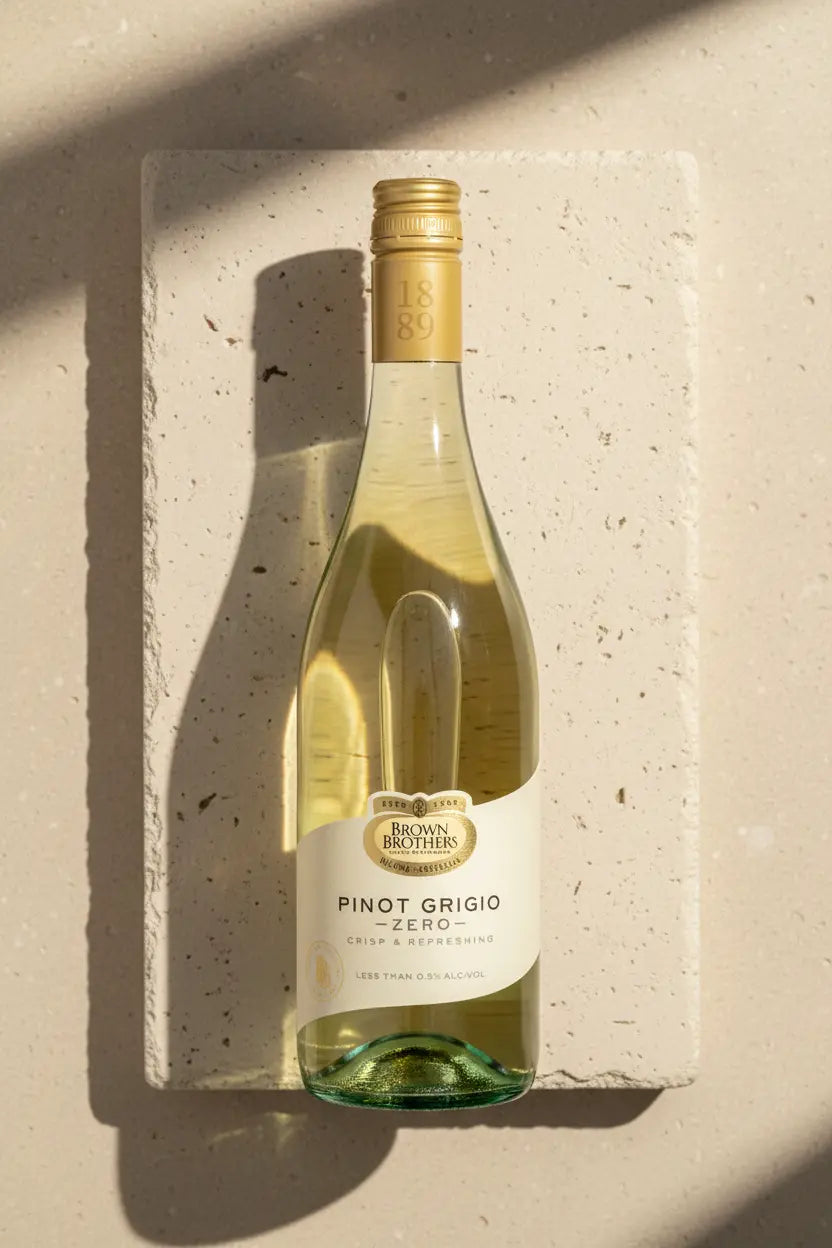 Buy Brown Brothers Pinot Grigio Zero NV 750mL Alcohol Free available at Wine Sellers Direct's best prices.