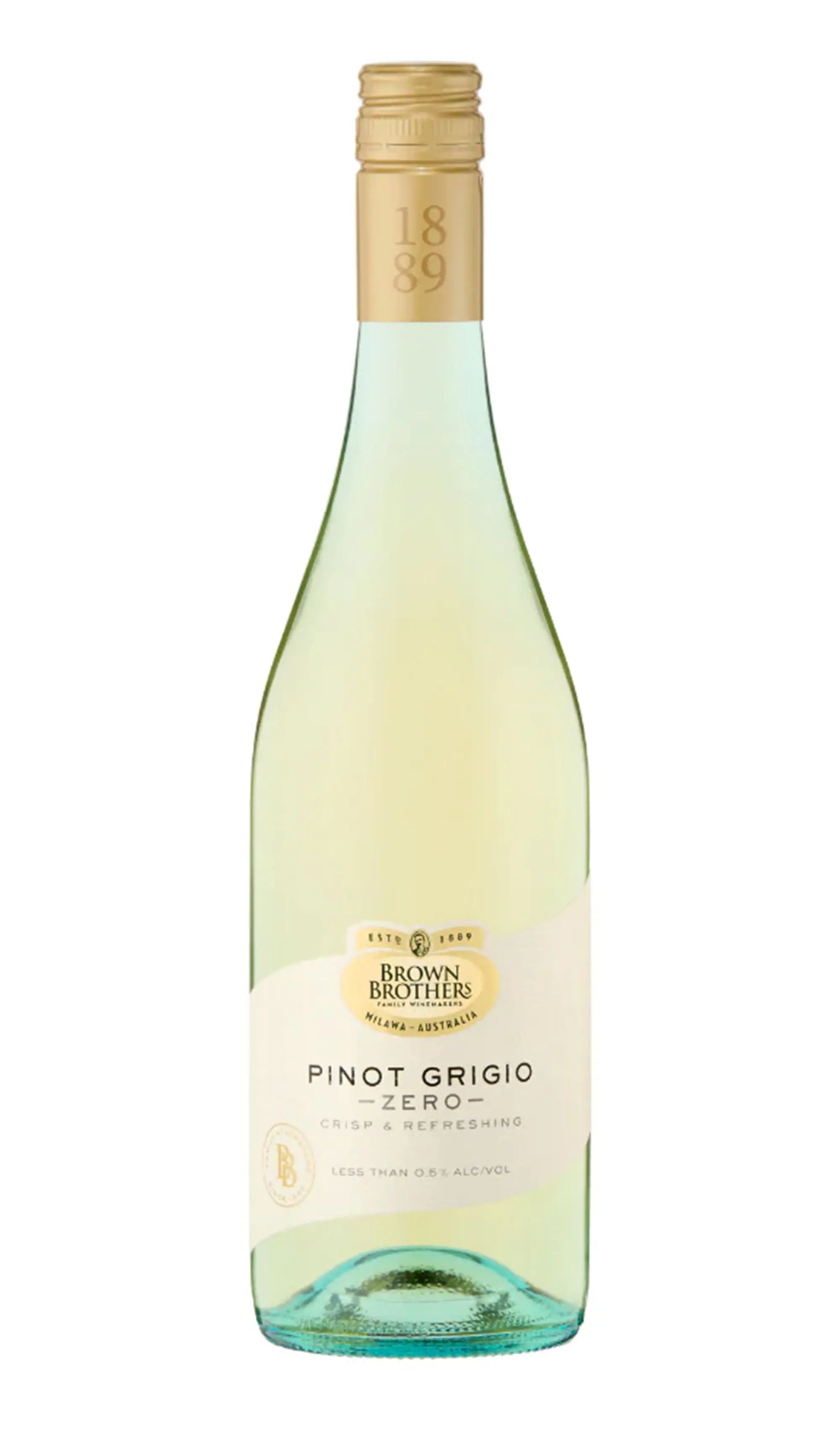 Buy Brown Brothers Pinot Grigio Zero NV 750mL Alcohol Free available at Wine Sellers Direct's best prices.