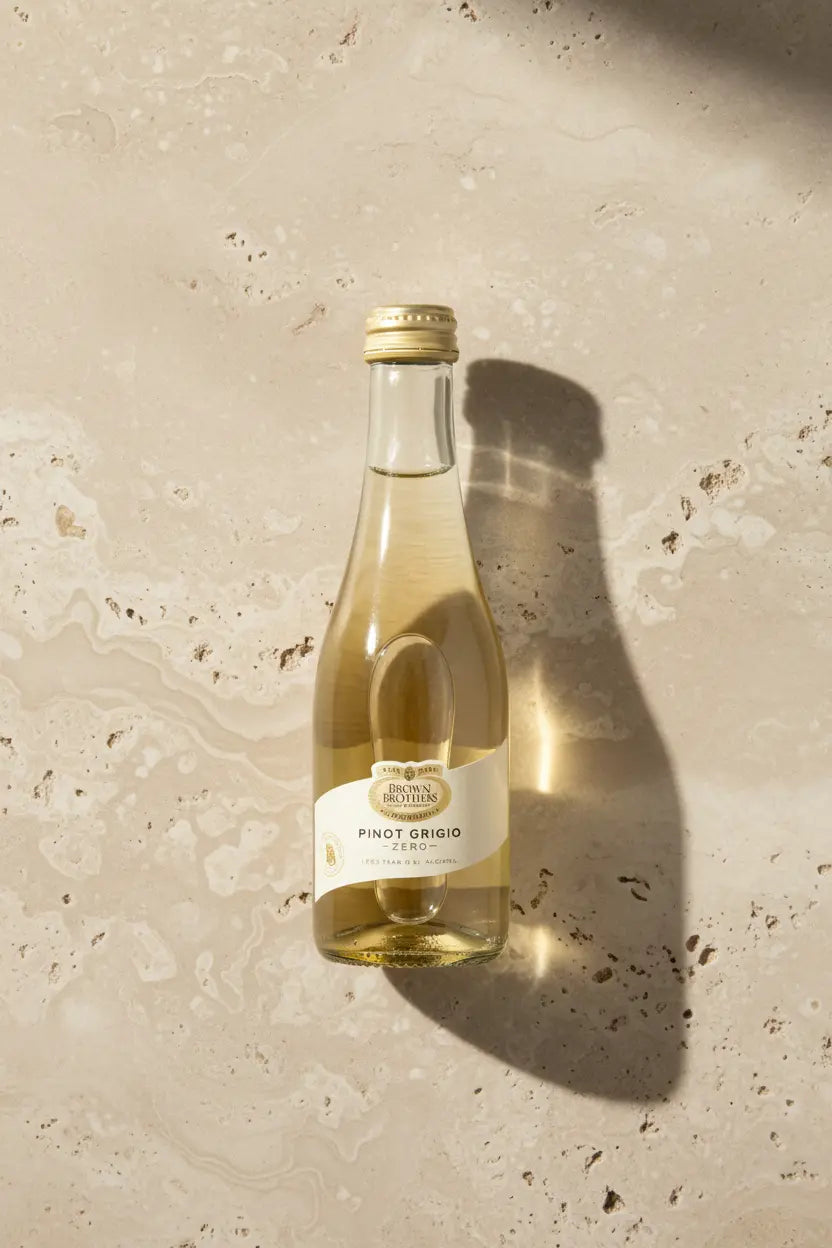 Buy Brown Brothers Pinot Grigio Zero 200mL Piccolo 4 & 24 packs available at Wine Sellers Direct's best prices.
