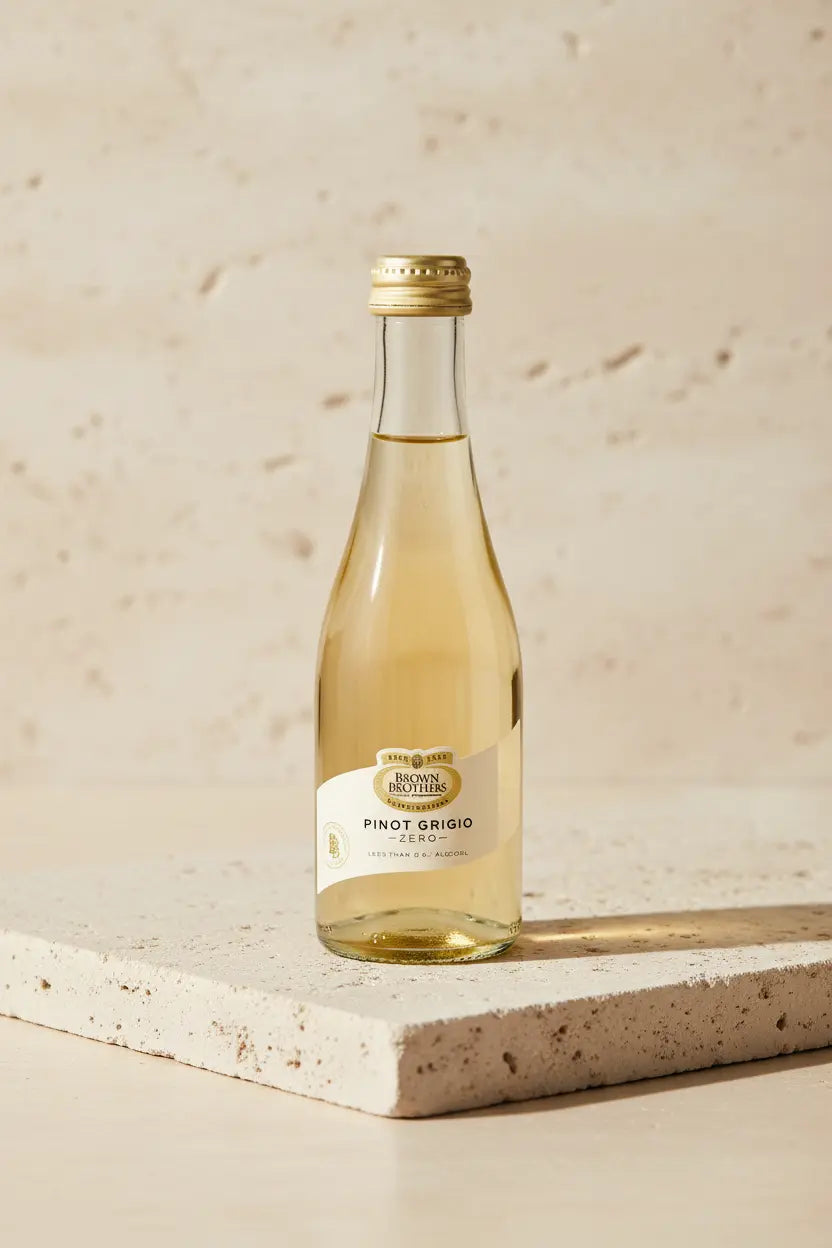 Buy Brown Brothers Pinot Grigio Zero 200mL Piccolo 4 & 24 packs available at Wine Sellers Direct's best prices.