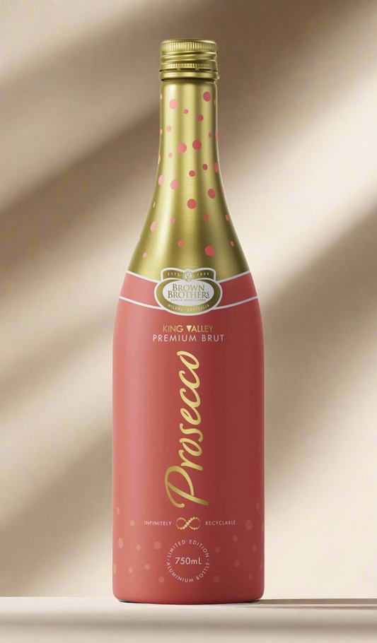 Find out more or buy Brown Brothers Prosecco Limited Edition Aluminium Bottle 750mL available at Wine Sellers Direct's best prices.