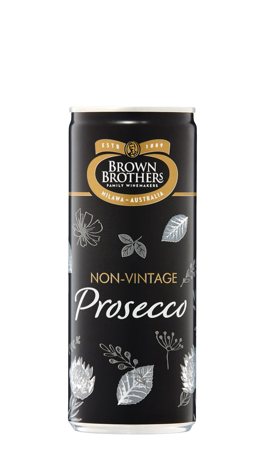 Find out more, explore the range and purchase Brown Brothers Prosecco NV 250mL Cans available online and in-store at Wine Sellers Direct - Australia's independent liquor specialists at the best prices.