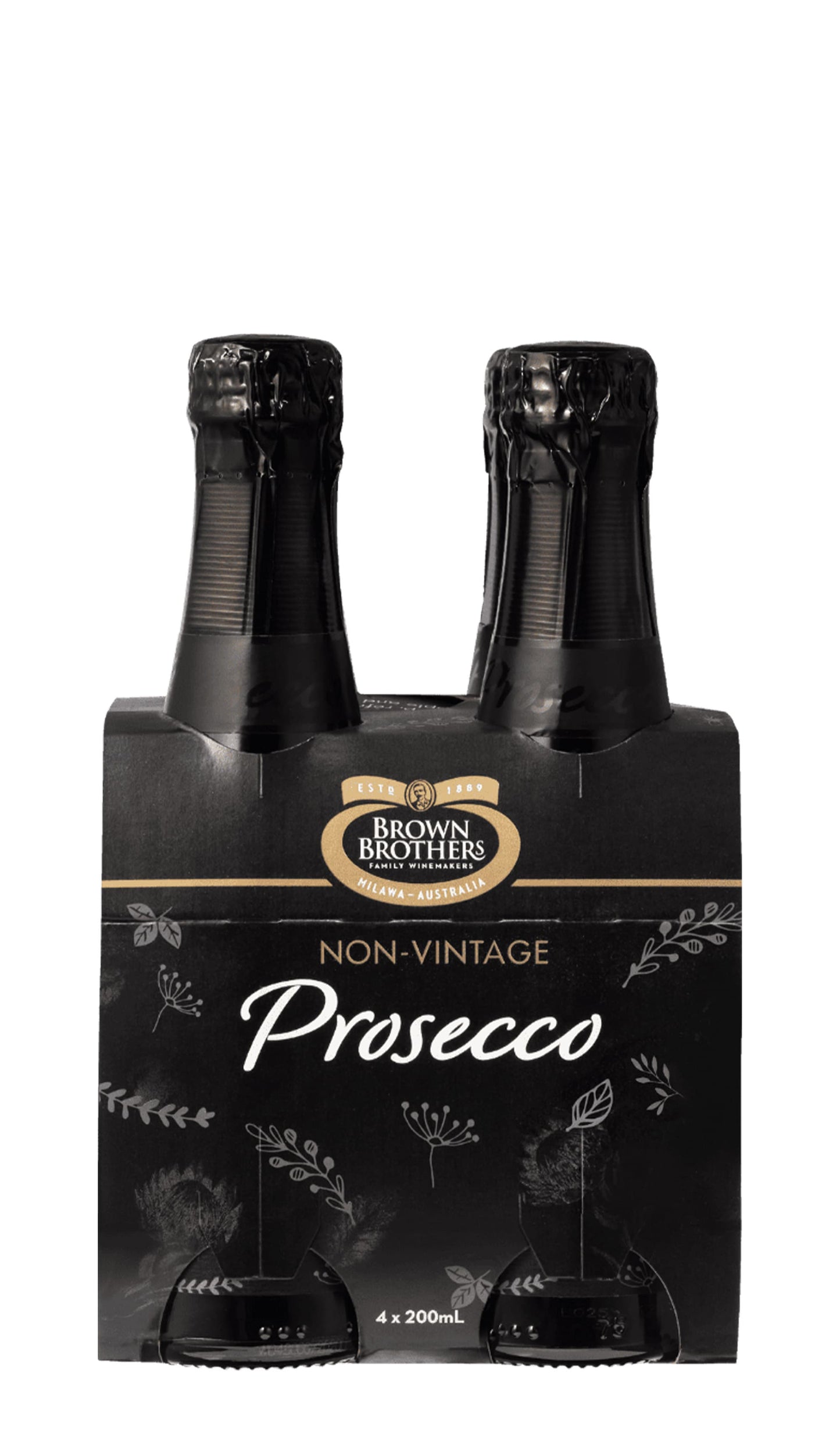 Find out more or buy Brown Brothers Prosecco NV 4x200mL Piccolo Pack online at WIne Sellers Direct - Australia's independent liquor specialists at the best prices.