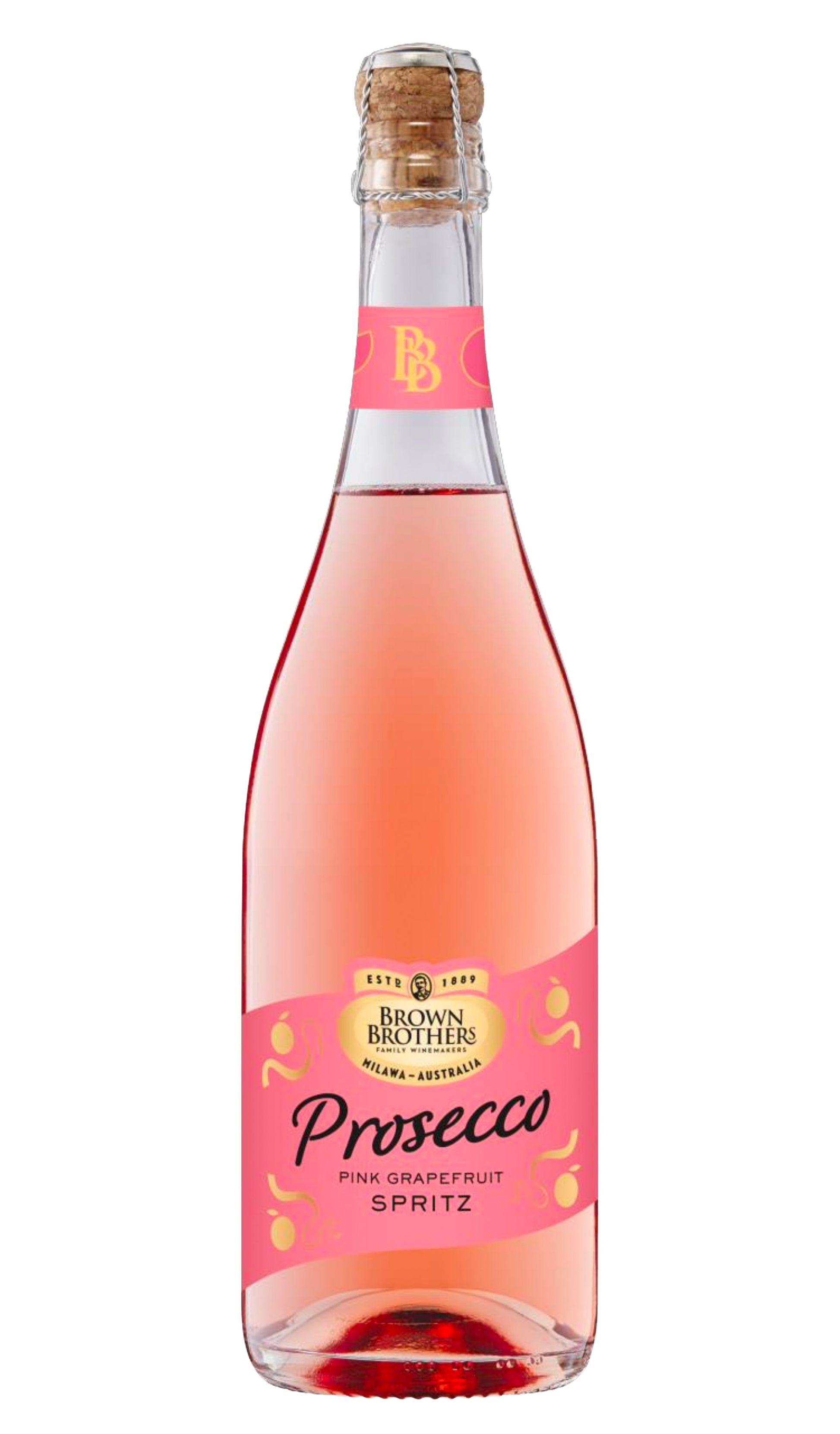 Brown Brothers Pink Grapefruit Prosecco Spritz NV 750mL bottle 