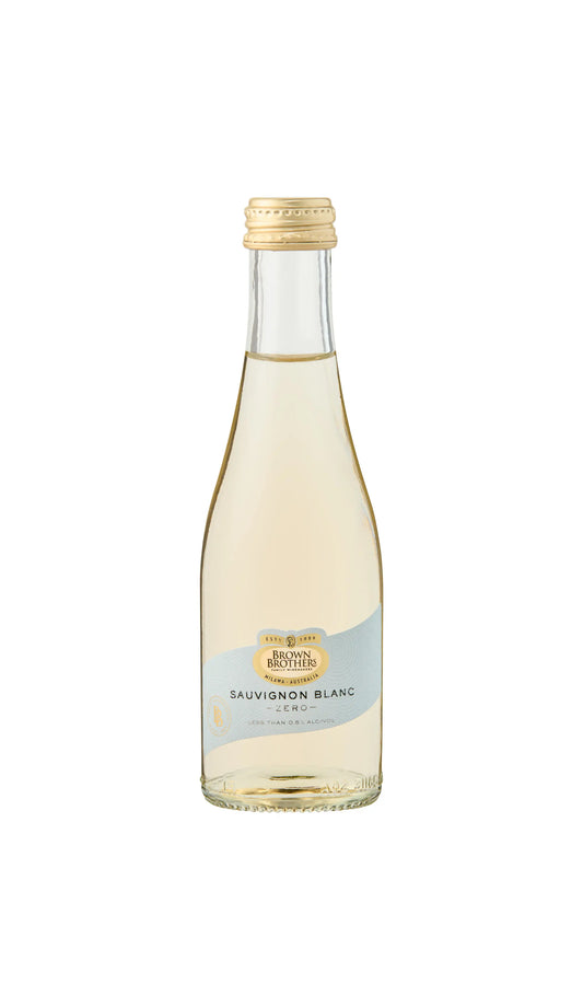Buy Brown Brothers Sauvignon Blanc Zero Piccolo 200mL 4 & 24 packs available at Wine Sellers Direct's best prices.