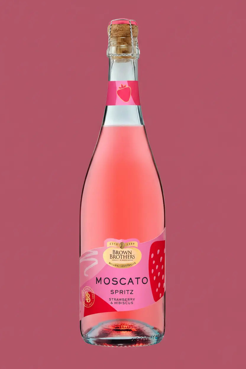 Brown Brothers Moscato Spritz Strawberry & Hibiscus 750mL bottle