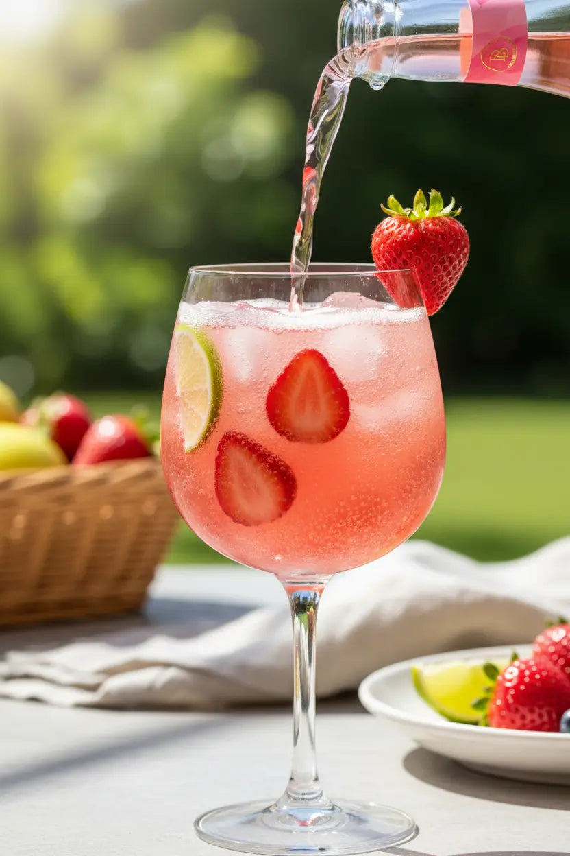 Brown Brothers Moscato Spritz Strawberry & Hibiscus 750mL bottle