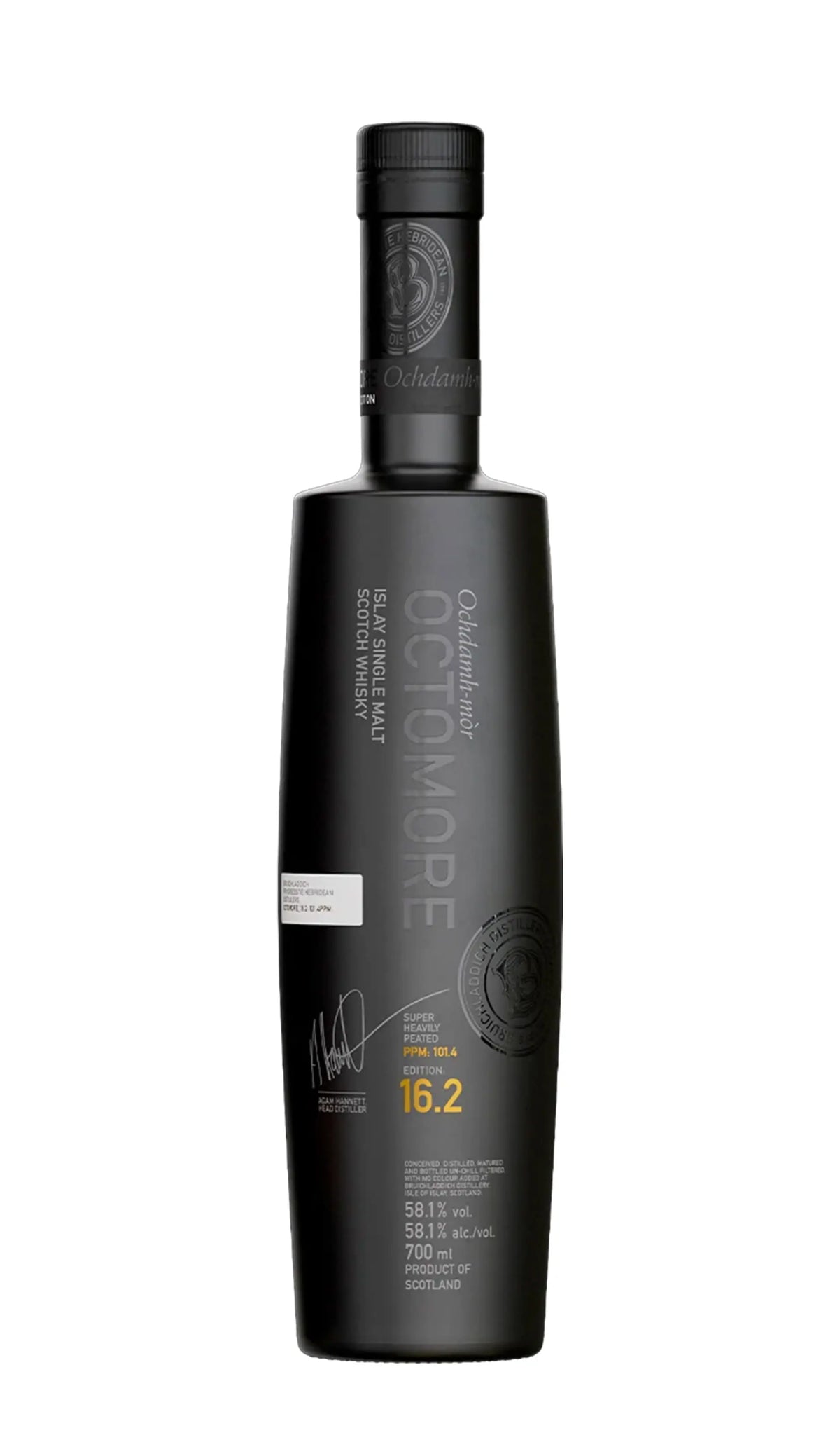 Bruichladdich Octomore 16.2 Edition Islay Single Malt Scotch Whisky 700mL