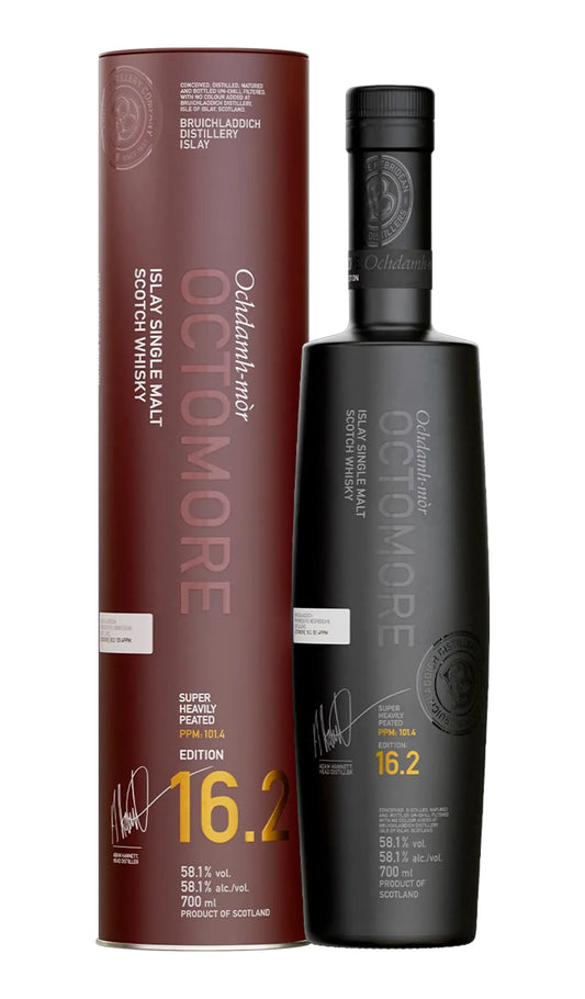 Bruichladdich Octomore 16.2 Edition Islay Single Malt Scotch Whisky 700mL