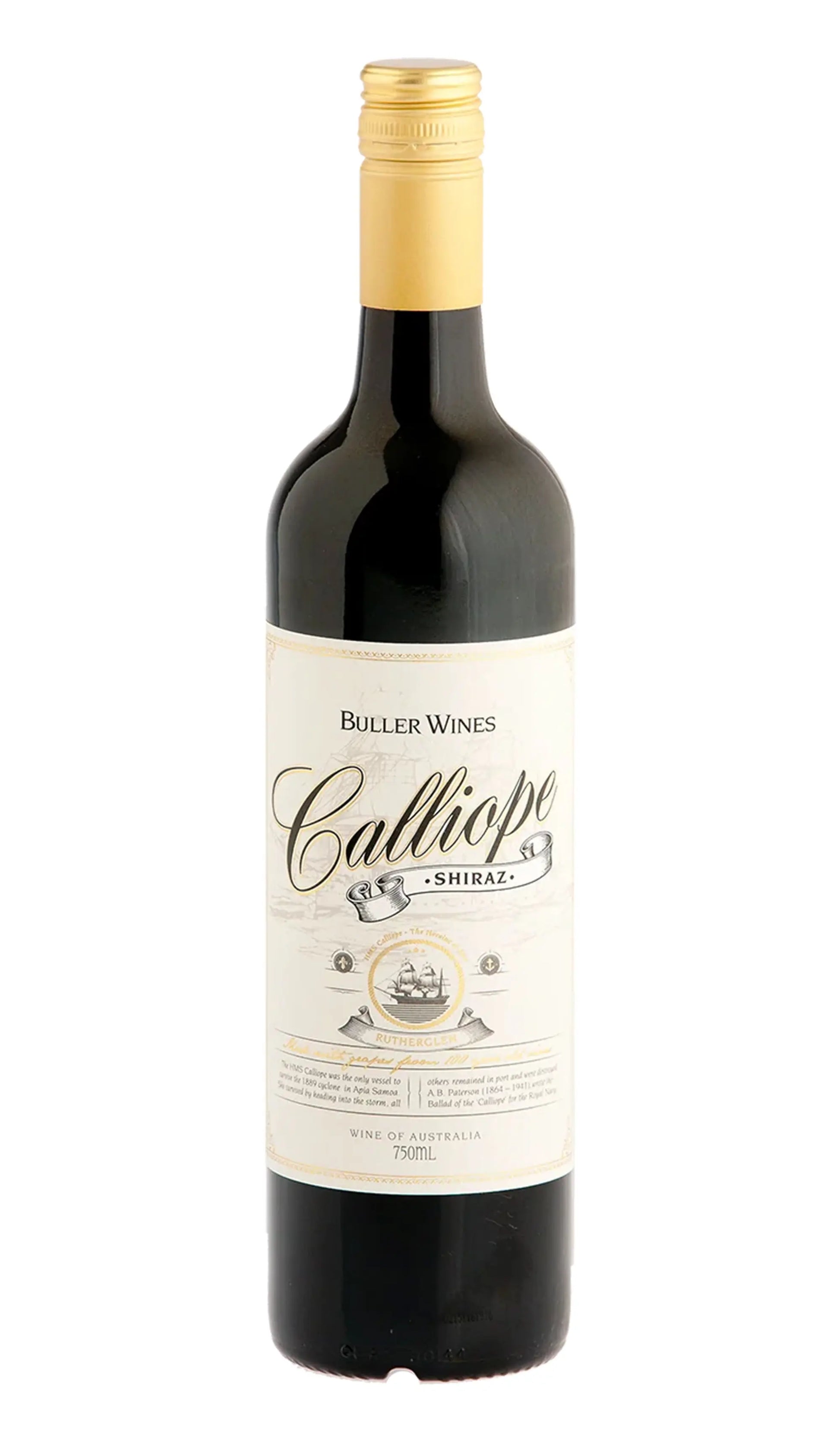 Buller Wines Calliope Shiraz 2022 750ml bottle from Rutherglen